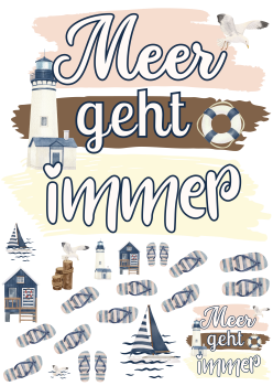 Bügelbild Meer geht immer